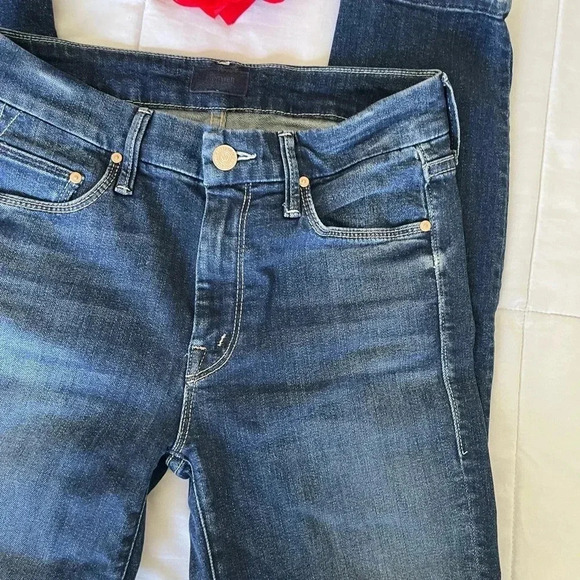 Mother the looker crop in on the edge skinny denim - Picture 7 of 16